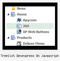 Treelist Devexpress On Javascript Xp Menu Bar Tree