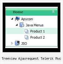 Treeview Ajaxrequest Telerik Mvc Creating Collapsible Menus Tree