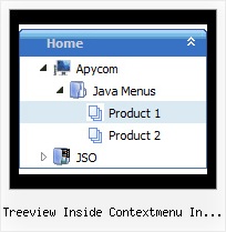 Treeview Inside Contextmenu In Silverlight Tree Drop Menu Slide