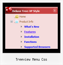 Treeview Menu Css Tree Rollover Drop Down Menu