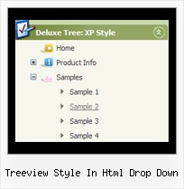 Treeview Style In Html Drop Down Tutorial Tree Popup Menu
