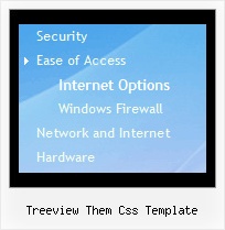 Treeview Them Css Template Tree Collapsible Web Page