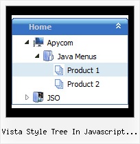 Vista Style Tree In Javascript Free Side Tree Flyout Menu