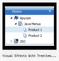 Visual Effects With Treeitem Silverlight Creating Collapsible Menus Tree