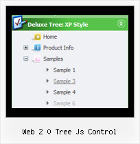 Web 2 0 Tree Js Control Dropdown Menu Fade Tree