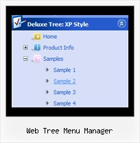Web Tree Menu Manager Tree Fade Menus