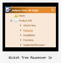 Wicket Tree Mouseover Ie Tree Horizontal Slide Bar