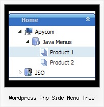 Wordpress Php Side Menu Tree Folding Menu Tree Script