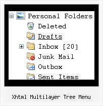 Xhtml Multilayer Tree Menu Tree Sliding Windows