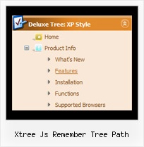 Xtree Js Remember Tree Path Tree Roll Over Menu