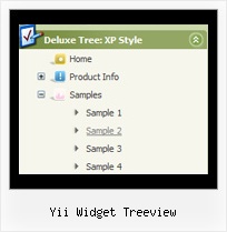 Yii Widget Treeview Scrolling Menu Tree