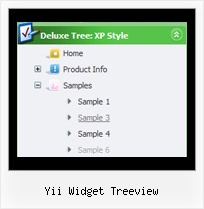 Yii Widget Treeview Flyout Javascript Tree