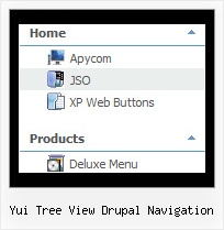 Yui Tree View Drupal Navigation Dropdown Menu Trees