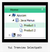 Yui Treeview Selectpath Tree Drop Menu