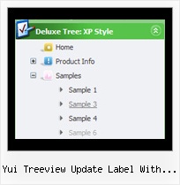 Yui Treeview Update Label With Icon Tree Expanding Menu Across Frame